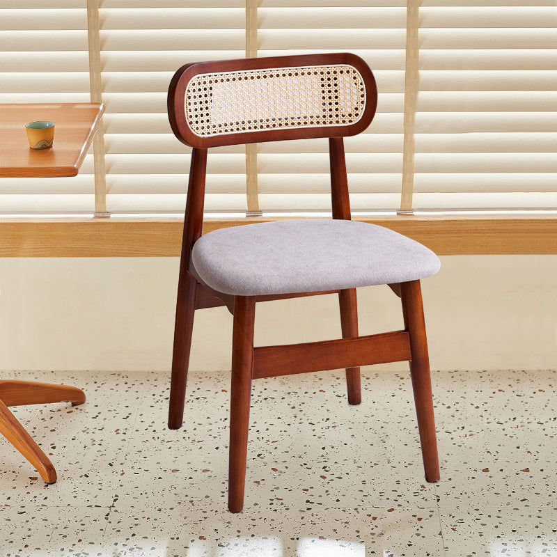 Dining Room Side Chairs Modern Solid Wood Open Back Dining Side Chair