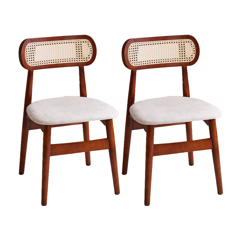 Dining Room Side Chairs Modern Solid Wood Open Back Dining Side Chair