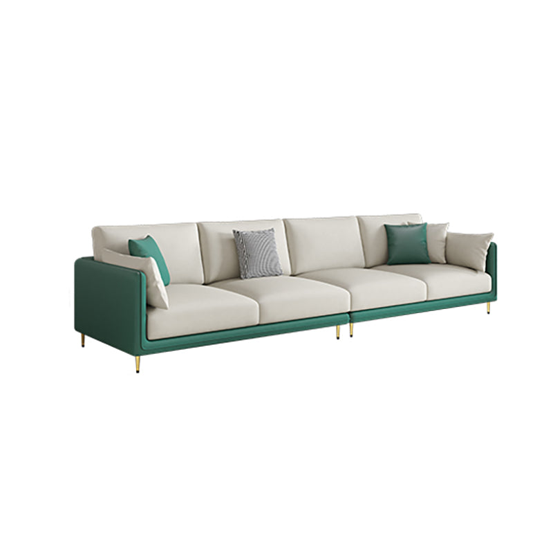 Square Arm Sofa with Sponge Cushion Modern for Living Room, Apartment