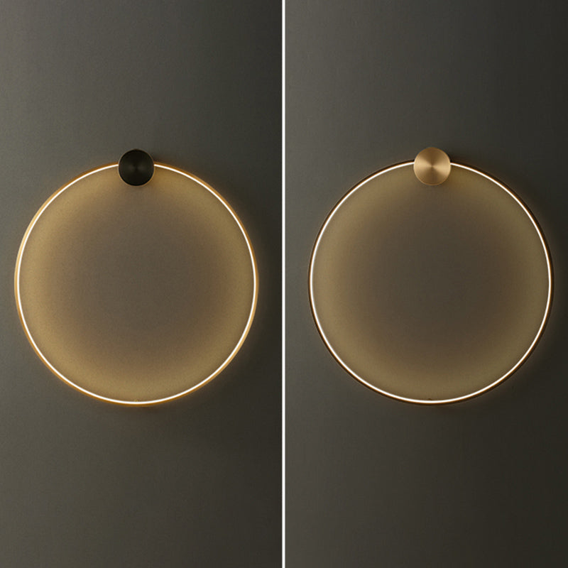 Metalen ronde vorm muurlicht modern 1-licht wand gemonteerd verlichtingsarmatuur