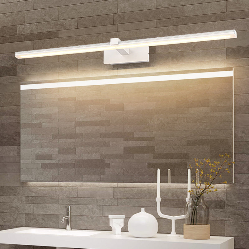 Forma lineal estilo moderno tocador de metal luz de 1 luces LED LED para baño