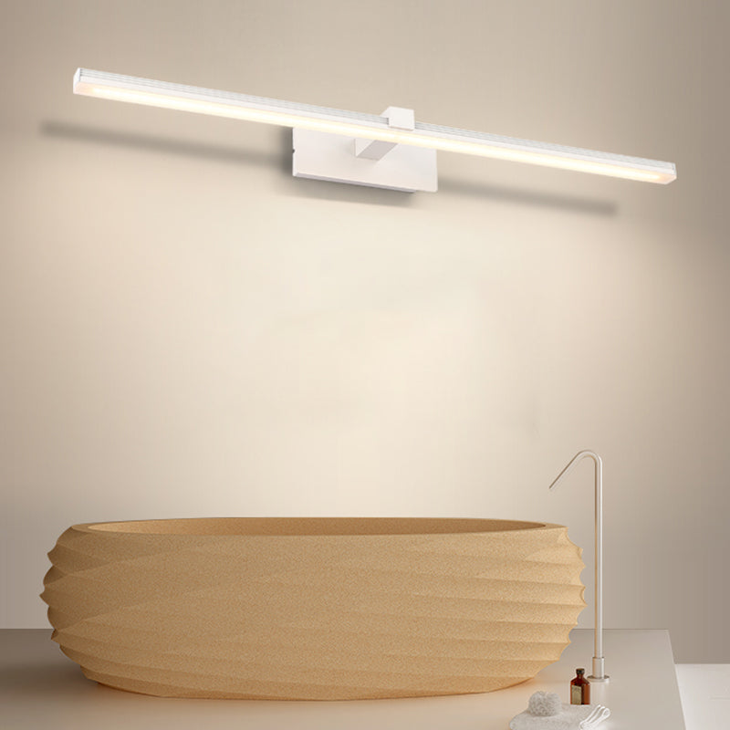 Forma lineal estilo moderno tocador de metal luz de 1 luces LED LED para baño