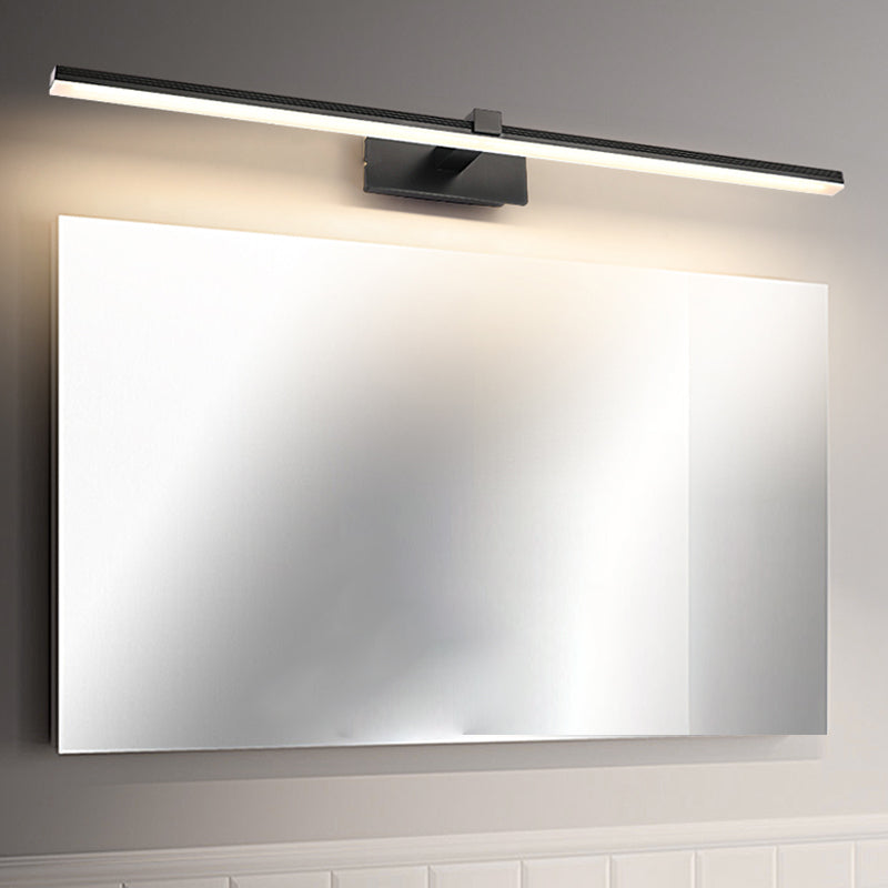 Forma lineal estilo moderno tocador de metal luz de 1 luces LED LED para baño