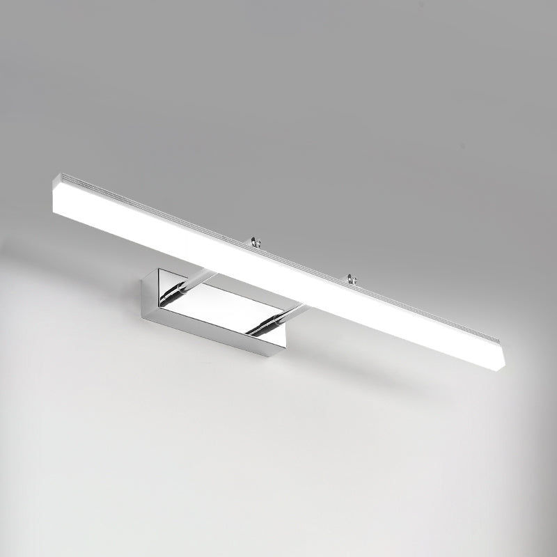 Linear Shape Vanity Light Modern Style Metal 1 Light LED Mirror Light for Bathroom