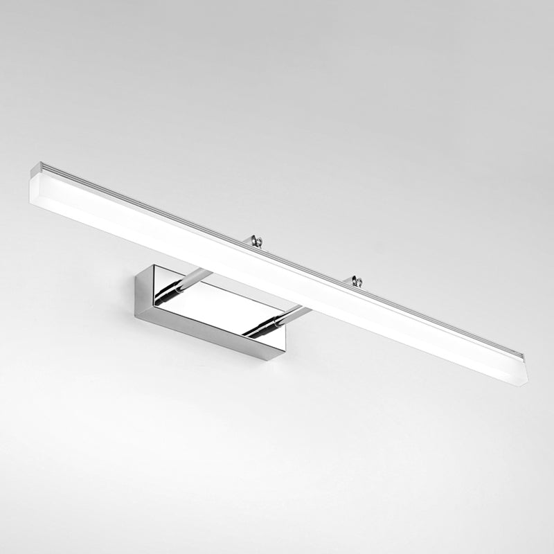 Linear Shape Vanity Light Modern Style Metal 1 Light LED Mirror Light for Bathroom