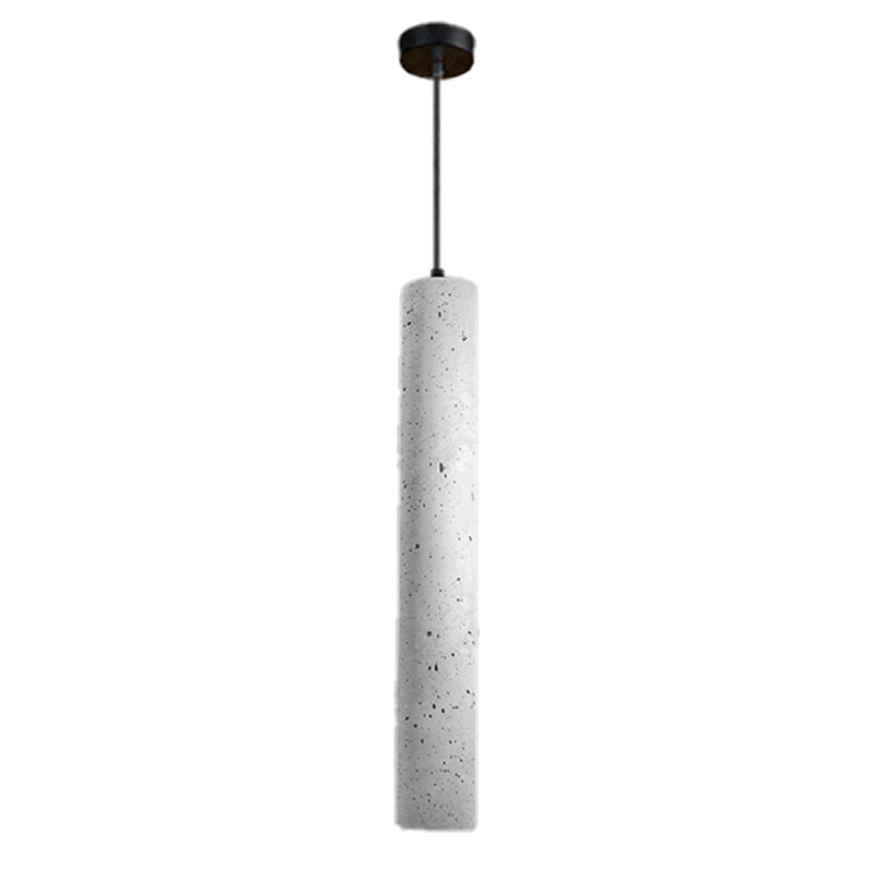 Modern Style Linear Shape Pendant Lighting Cement 1 Light Pendant Light for Bedroom