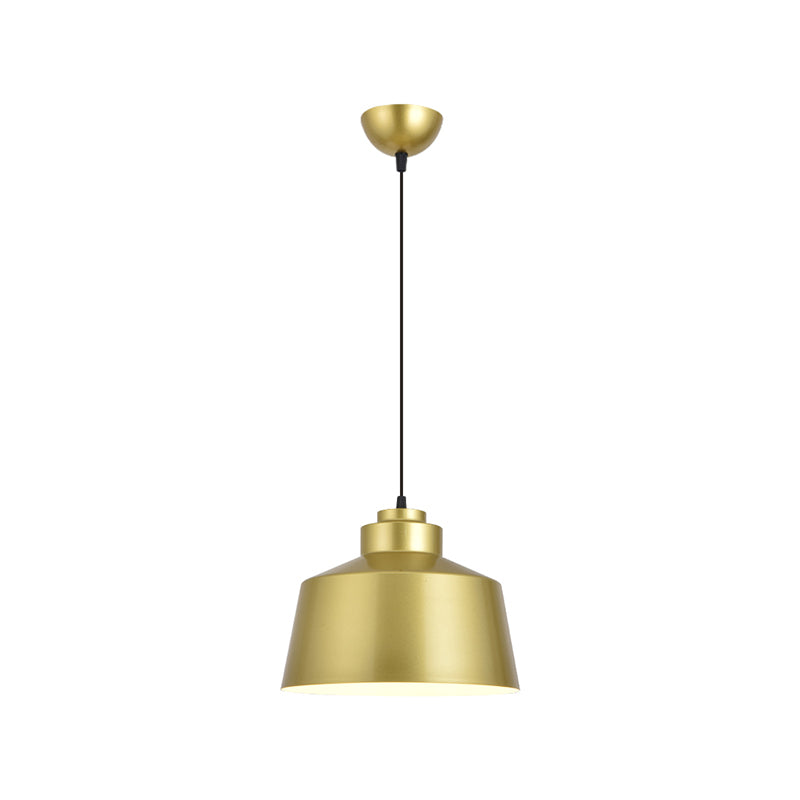 Geometric Hanging Light Modern Style Metal 1 Light Flush Hanging Light Fixtures in Gold