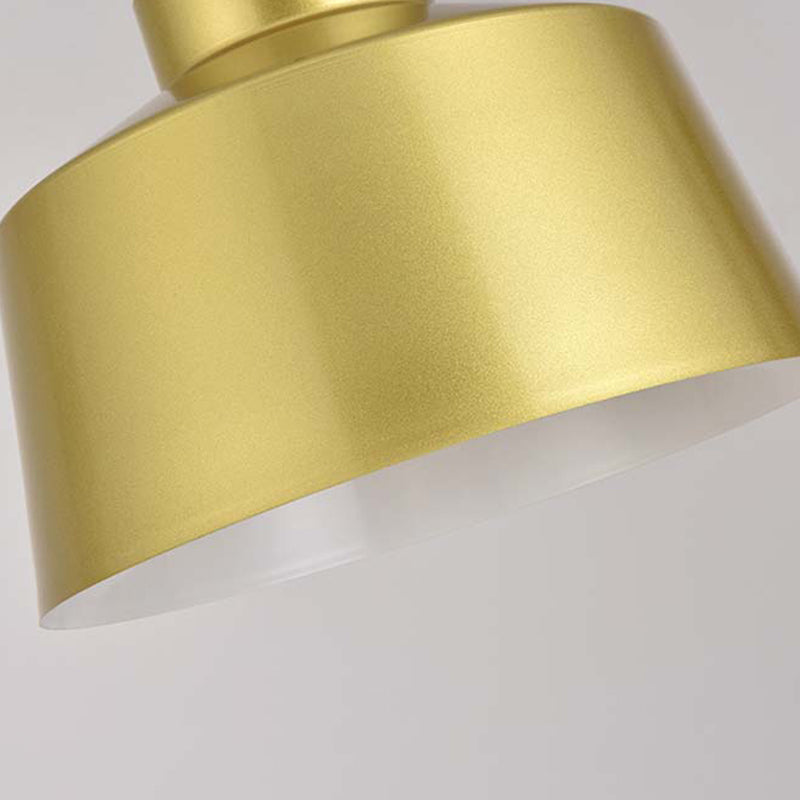 Geometric Hanging Light Modern Style Metal 1 Light Flush Hanging Light Fixtures in Gold