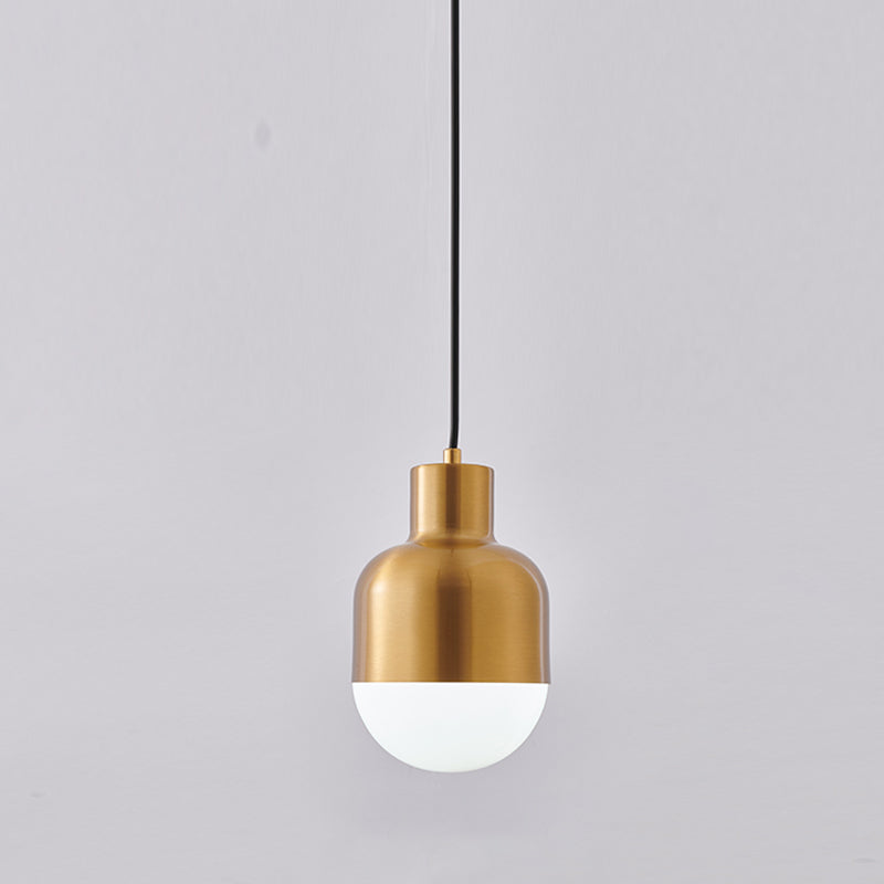 Geometric Hanging Light Modern Style Metal 1 Light Hanging Light Kit in Gold