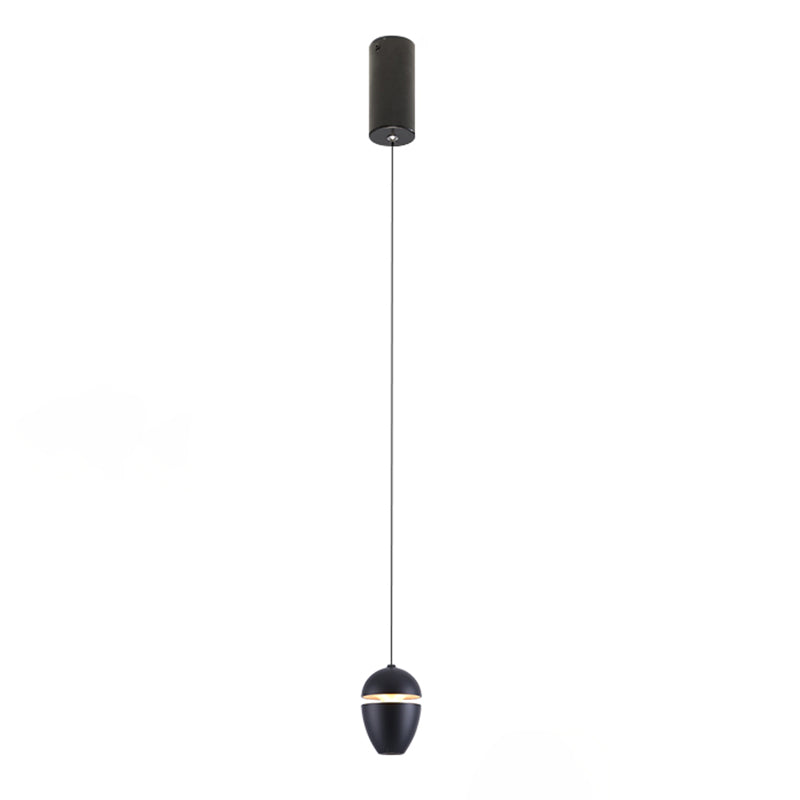 Metallic Hanging Light Modern Style Simple LED Hanging Lighting Fixture