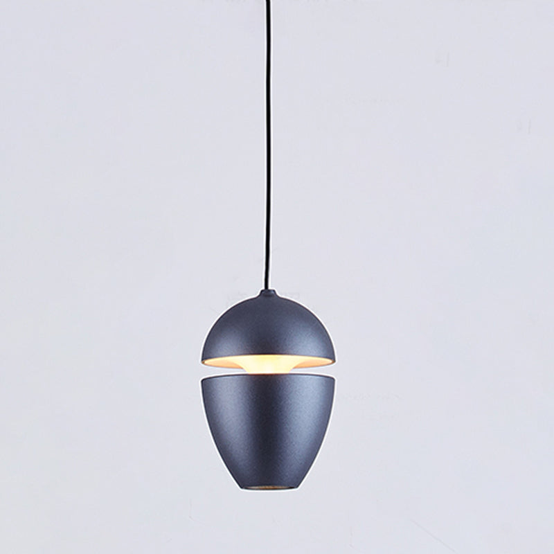 Metallic Hanging Light Modern Style Simple LED Hanging Lighting Fixture