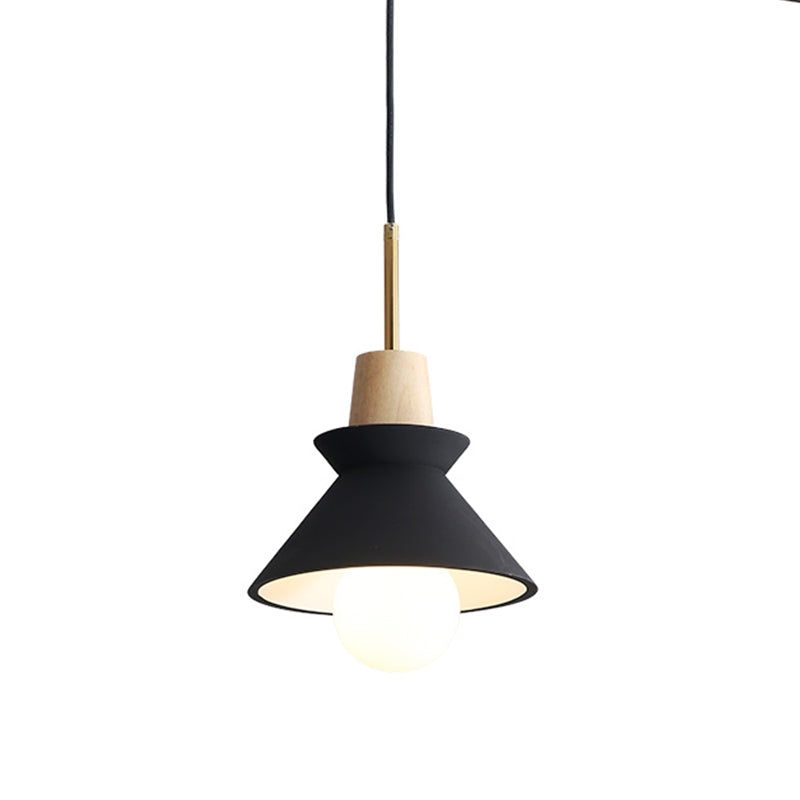 Wooden Hanging Light Modern Style Pendant Lighting Fixture for Dining Room