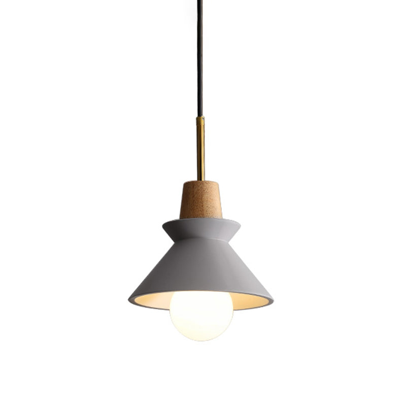 Wooden Hanging Light Modern Style Pendant Lighting Fixture for Dining Room