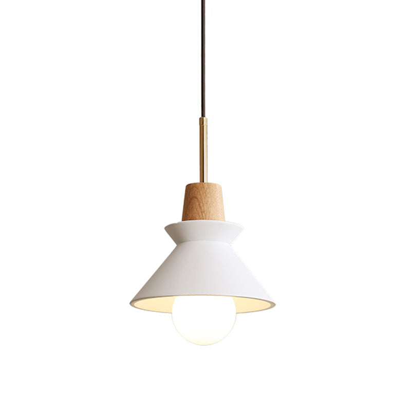 Wooden Hanging Light Modern Style Pendant Lighting Fixture for Dining Room