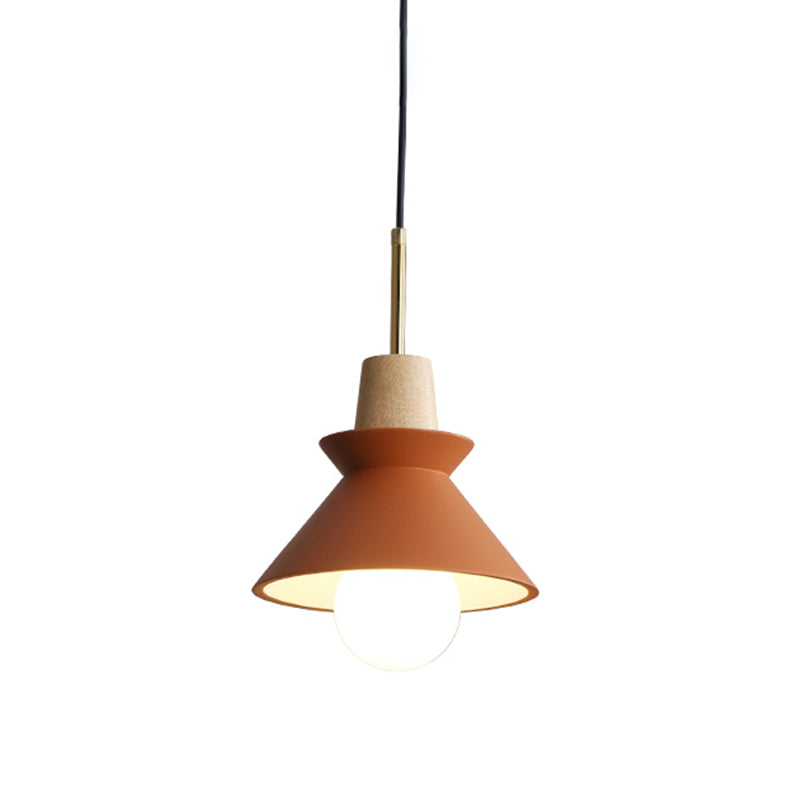 Wooden Hanging Light Modern Style Pendant Lighting Fixture for Dining Room