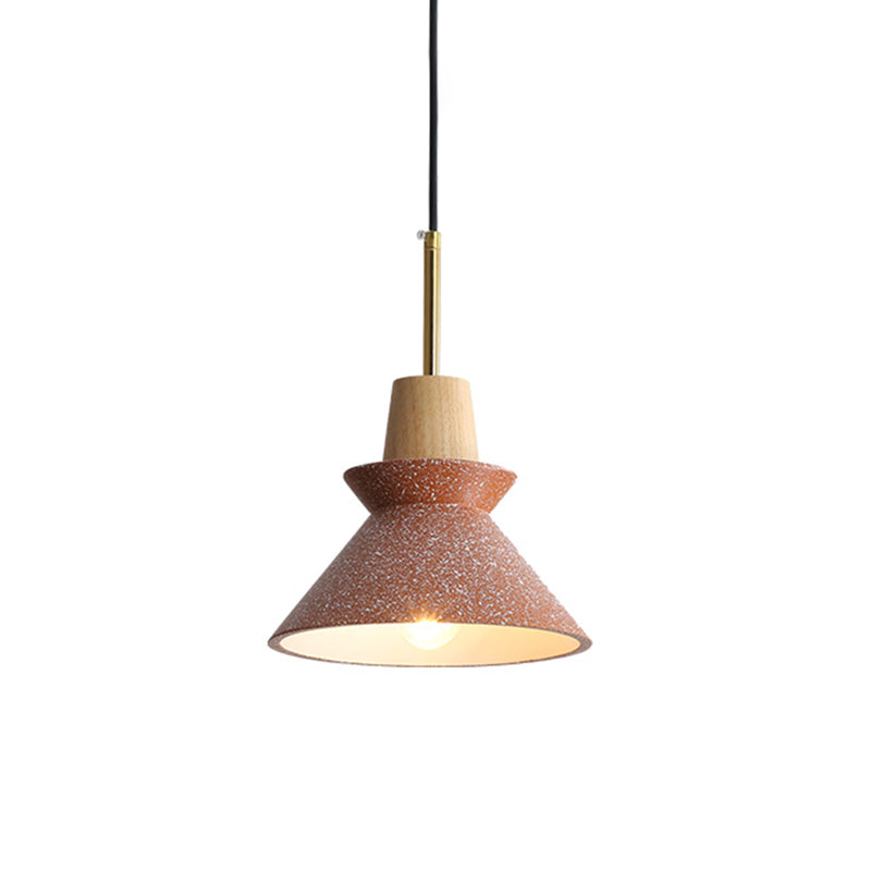 Wooden Hanging Light Modern Style Pendant Lighting Fixture for Dining Room