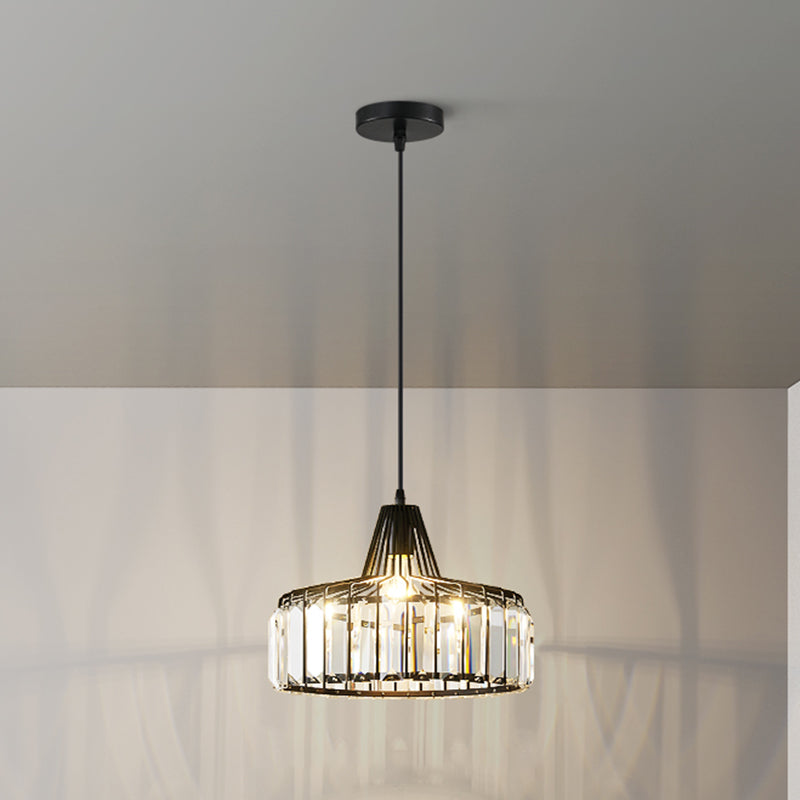 Crystal Hanging Light Modern Style Pendant Lighting Fixture for Dining Room