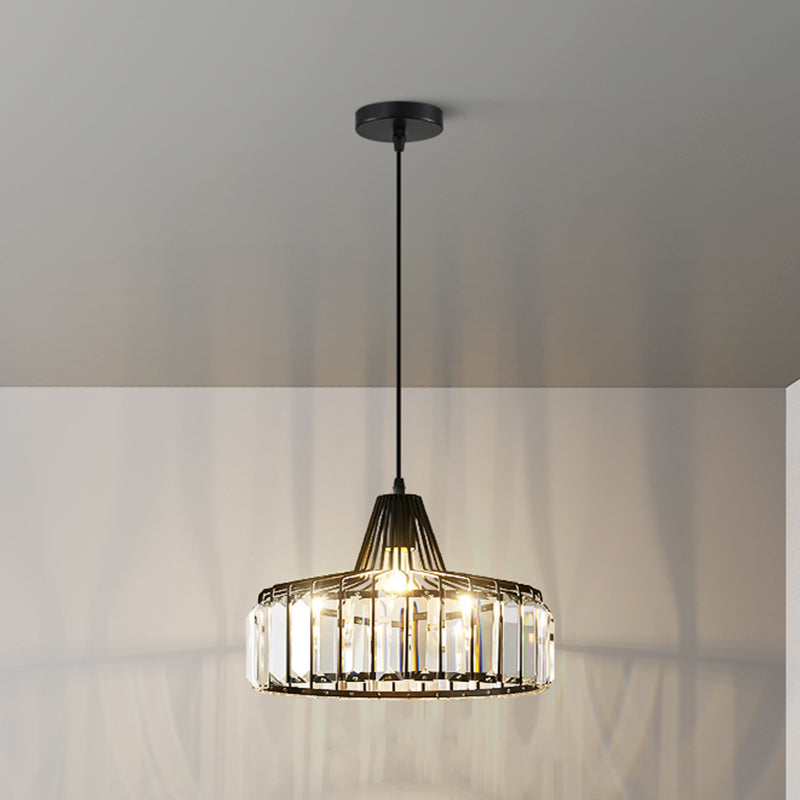 Crystal Hanging Light Modern Style Pendant Lighting Fixture for Dining Room