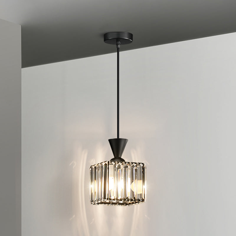 Crystal Hanging Light Modern Style Pendant Lighting Fixture for Dining Room