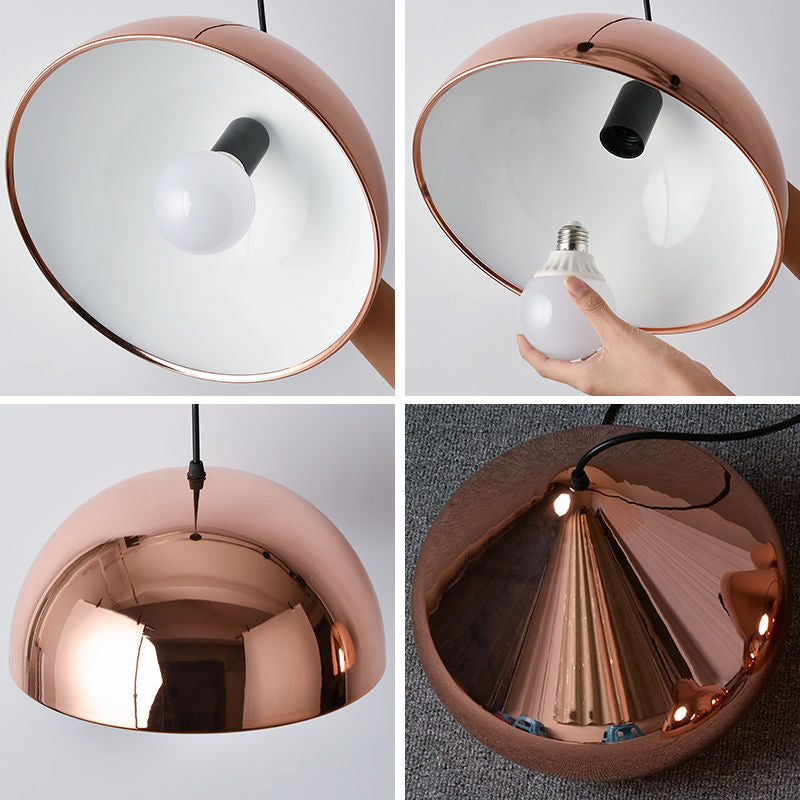 Postmodern Hanging Light Metal Pendant Lighting Fixture for Dining Room