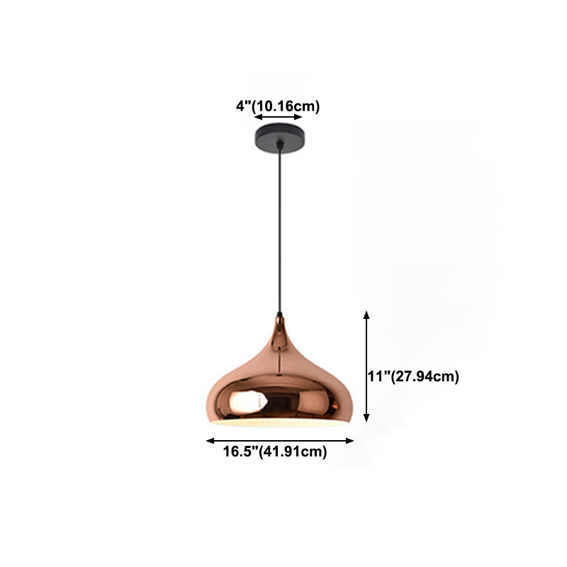 Postmodern Hanging Light Metal Pendant Lighting Fixture for Dining Room