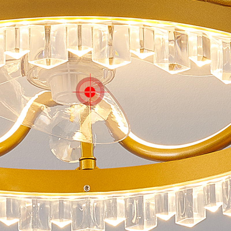 Metal Round Ceiling Pendant Modern Style Multi Lights LED Flush Light