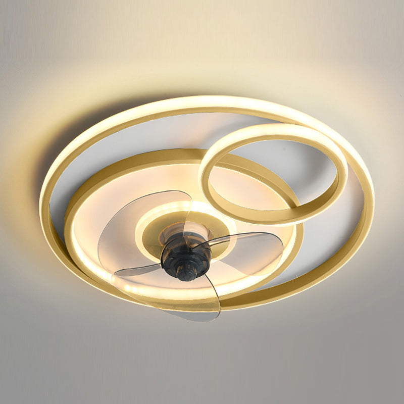 Metal Geometric Ceiling Pendant Modern Style Multi Lights LED Flush Lights