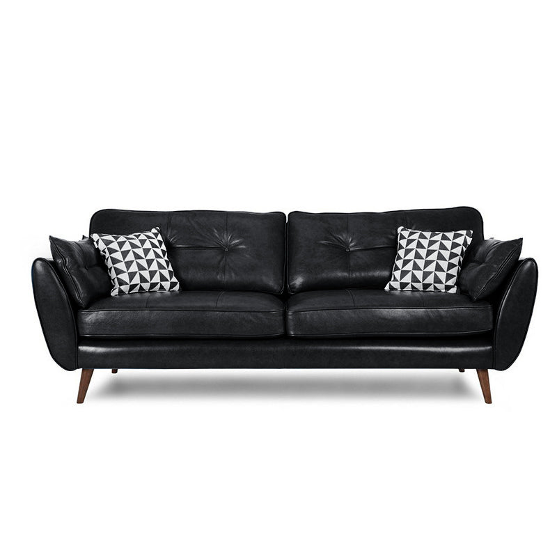 Modern Tufted Split-Back Sofa 35.43"High Pillow Top Arm Sofa