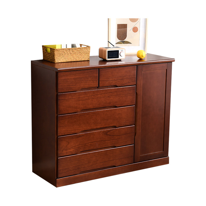 Modern Wood Sideboard Buffet Table with Drawer for Dining Room