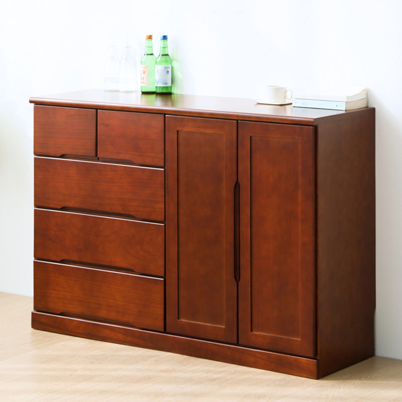 Modern Wood Sideboard Buffet Table with Drawer for Dining Room