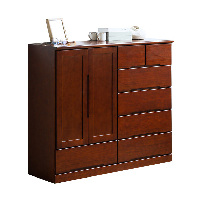 Modern Wood Sideboard Buffet Table with Drawer for Dining Room