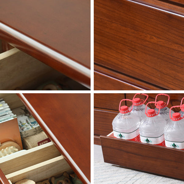 Modern Wood Sideboard Buffet Table with Drawer for Dining Room