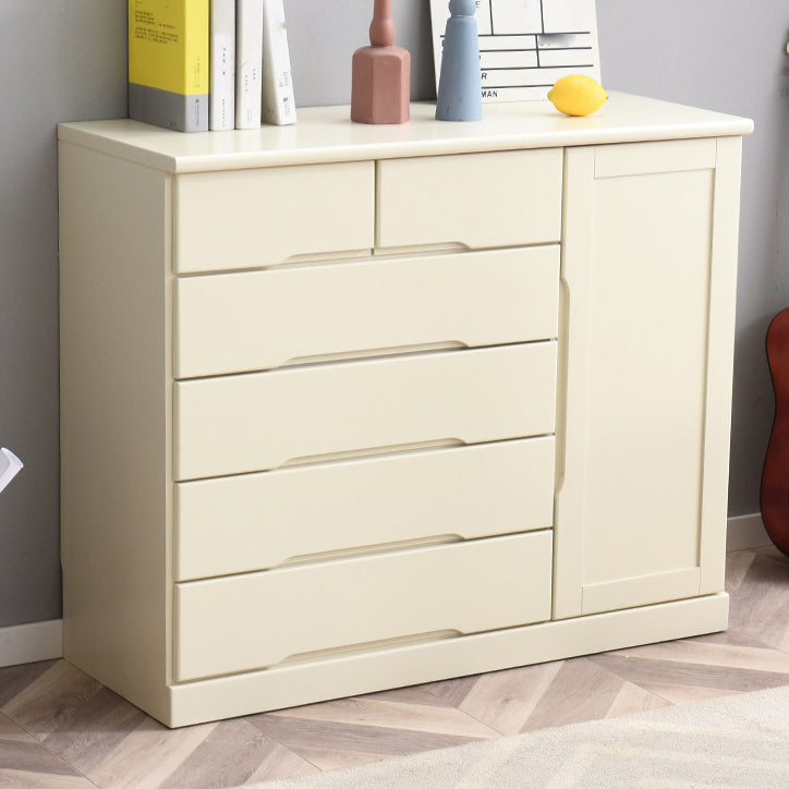 Modern Wood Sideboard Buffet Table with Drawer for Dining Room