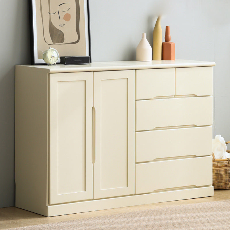 Modern Wood Sideboard Buffet Table with Drawer for Dining Room