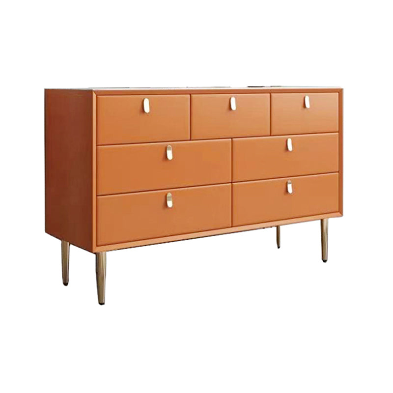 Pine Wood Living Room Sideboard Cabinet Glam Buffet Server Cabinet with Drawer