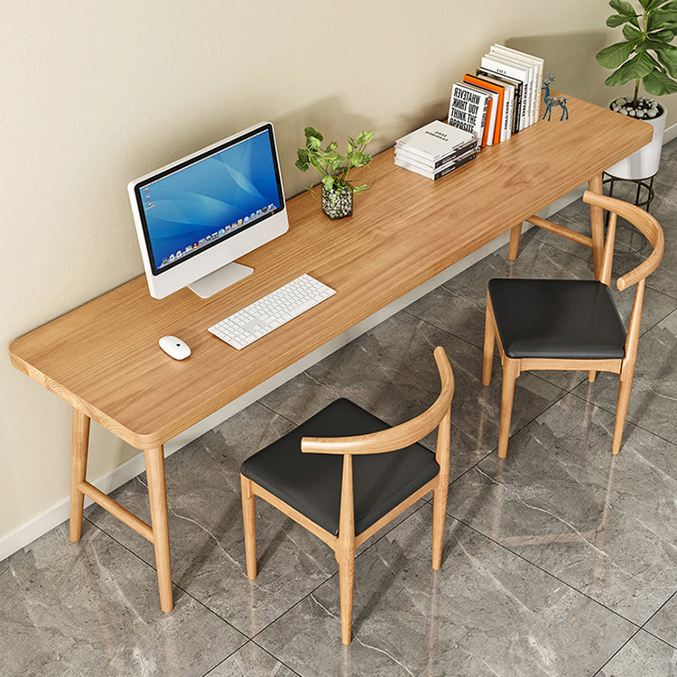 Modern Style Wooden Office Desk H-Shape Base Writing Desk for Home