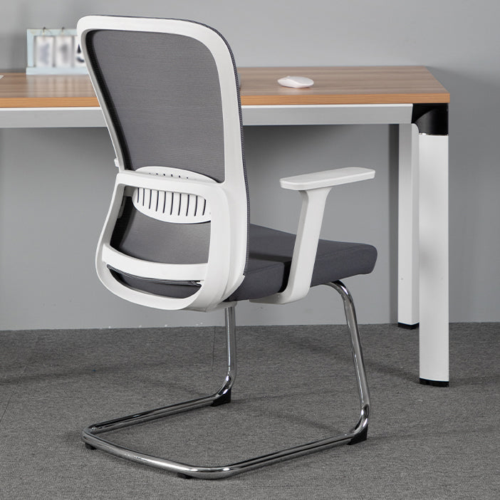 Modern & Contemporary Desk Chair No Wheels Mid Back Home Office Chair