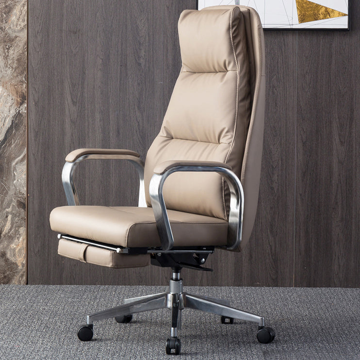 Contemporary Computer Chair Swivel High Back Adjustable Seat Height Executive Chair