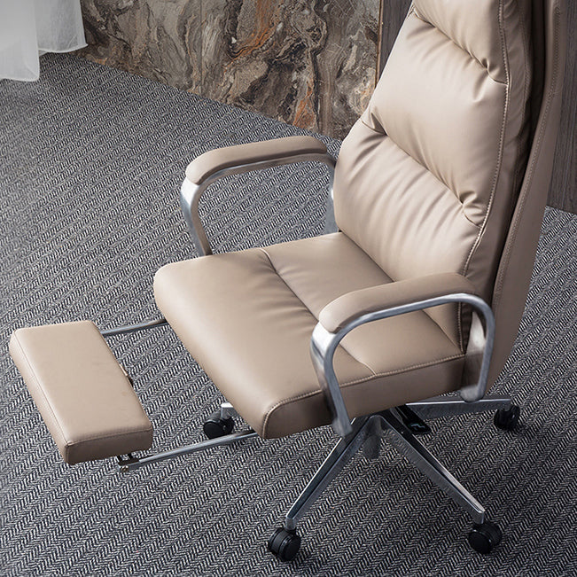 Contemporary Computer Chair Swivel High Back Adjustable Seat Height Executive Chair