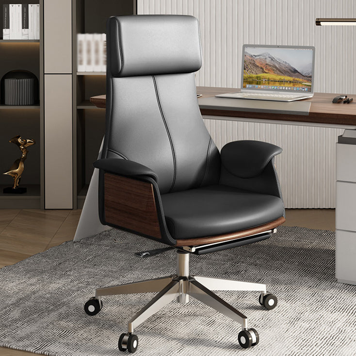 Contemporary Executive Chair Wayfair Basics High Back Swivel with Wheels Ergonomic Chair