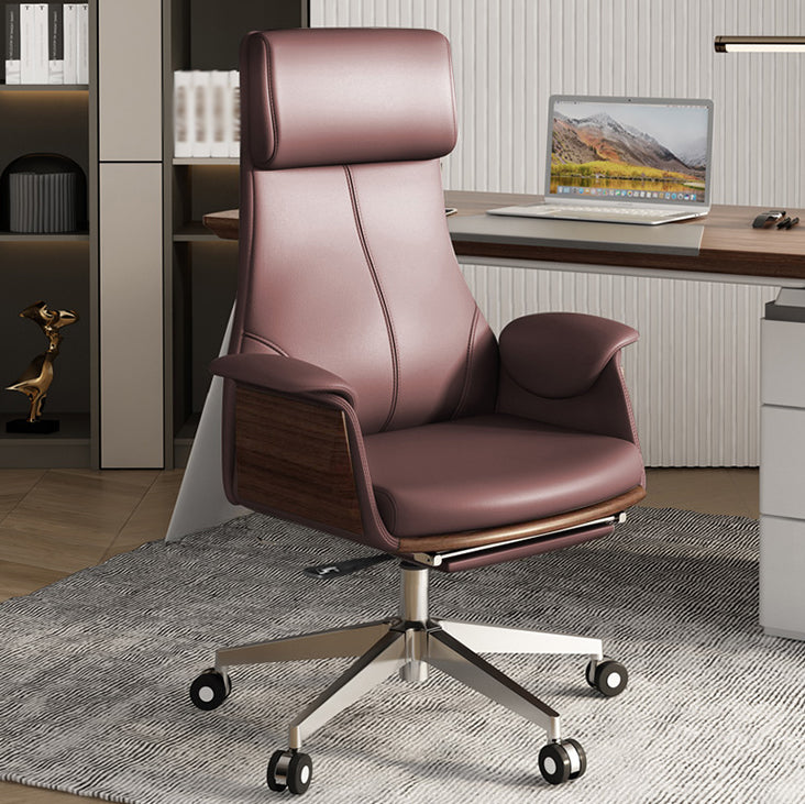 Contemporary Executive Chair Wayfair Basics High Back Swivel with Wheels Ergonomic Chair