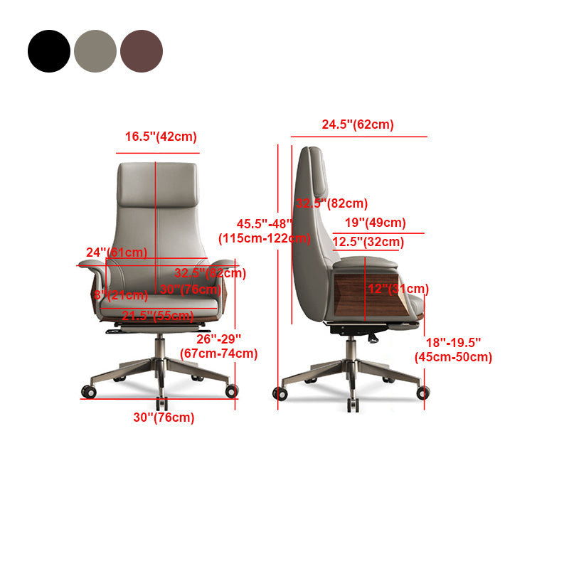 Contemporary Executive Chair Wayfair Basics High Back Swivel with Wheels Ergonomic Chair