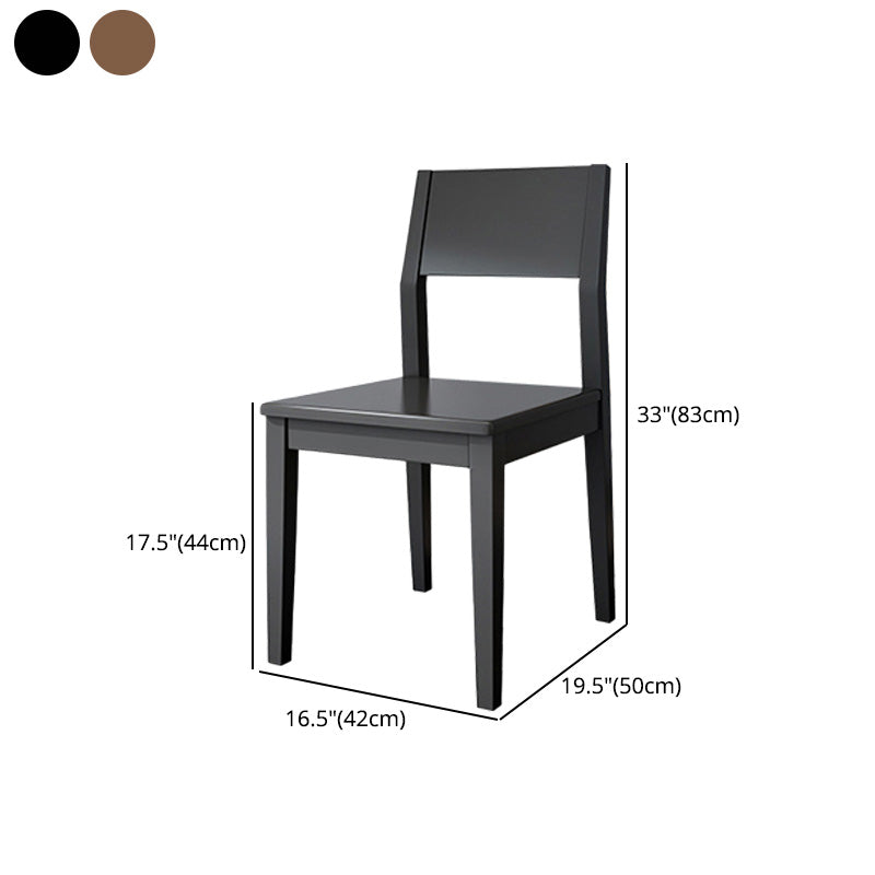 Dining Room Side Chairs Modern Solid Wood Kitchen Chair for Home