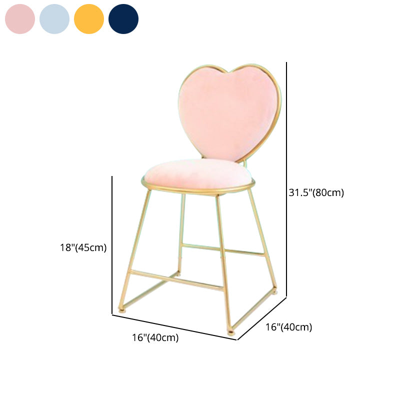 Glam Style Dining Room Chair Upholstered Dining Chair for Home