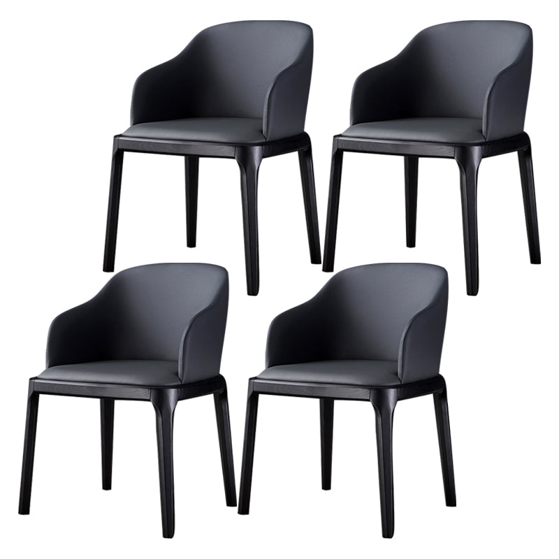 Modern Side Dining Chairs Faux Leather Dining Chairs for Kitchen