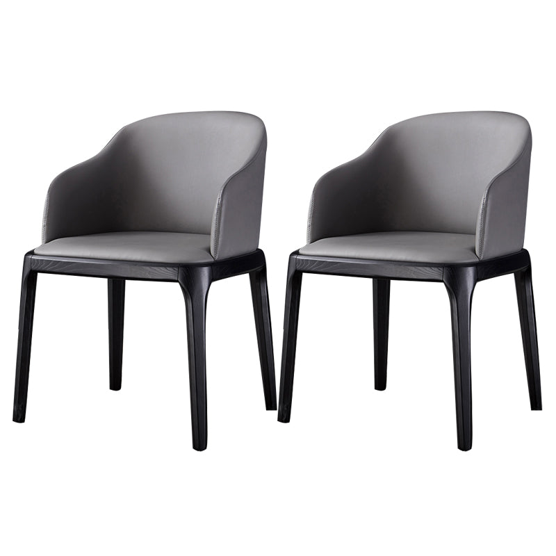 Modern Side Dining Chairs Faux Leather Dining Chairs for Kitchen