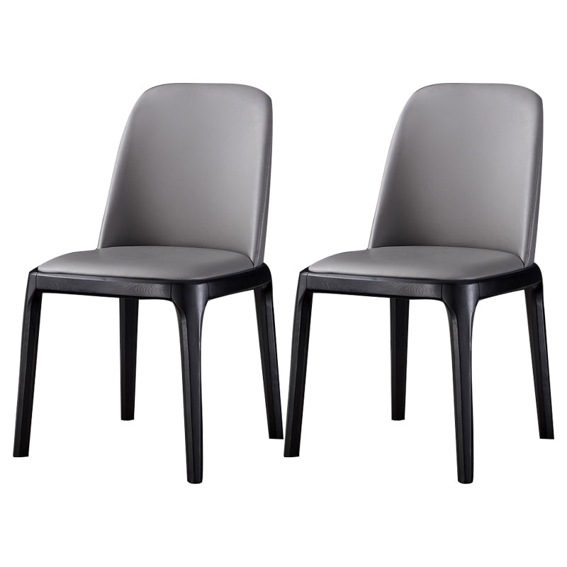 Modern Side Dining Chairs Faux Leather Dining Chairs for Kitchen