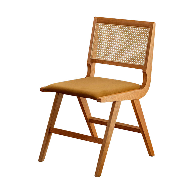 Modern Style Side Chair Open Back Solid Wood Dining Chair for Home