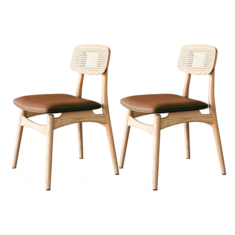 Modern Style Side Chair Solid Wood Restaurant Dining Side Chair