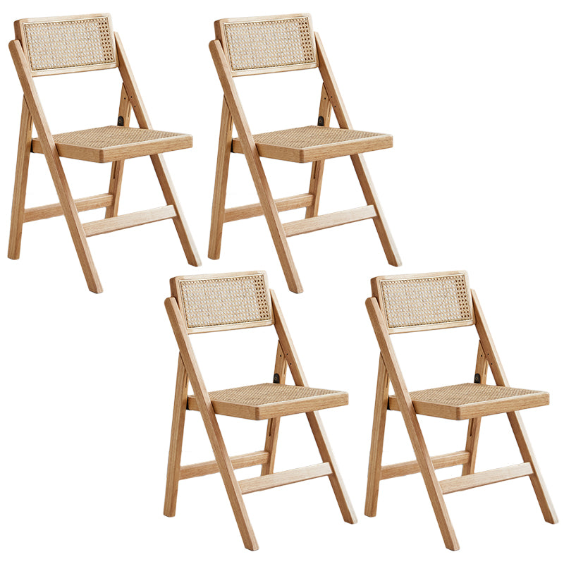 Modern Dining Room Side Chairs Solid Wood Dining Chairs with Foldable